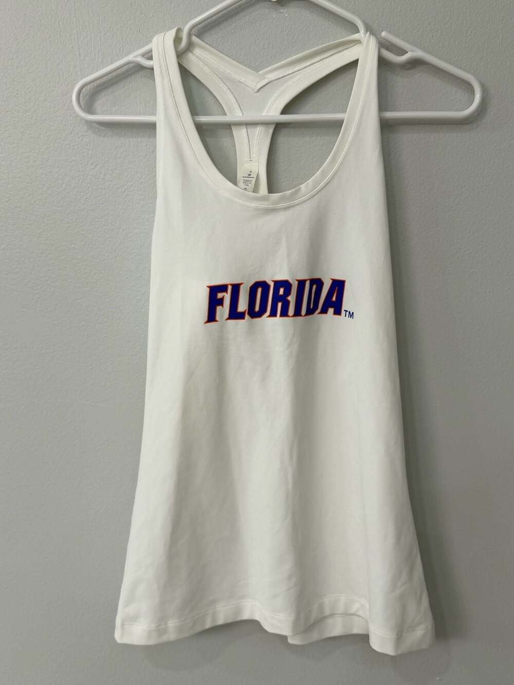 Lululemon Women's Florida University Racerback Tank Top White - Picture 4 of 5